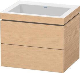 Duravit Waschtischunterbau L-CUBE m WT Vero Air 500x600x480mm o HL Ei na