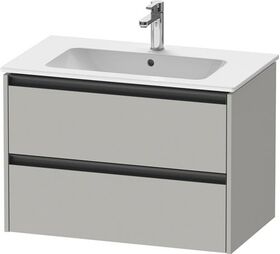 Duravit Waschtischunterbau Ketho.2 810x550x480mm betongrau matt