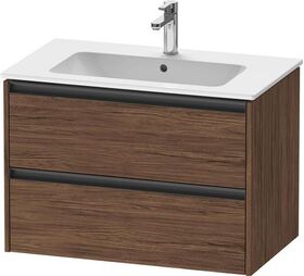 Duravit Waschtischunterbau Ketho.2 810x550x480mm nussbaum dunkel