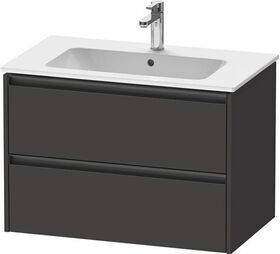 Duravit Waschtischunterbau Ketho.2 810x550x480mm graphit supermatt