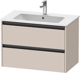 Duravit Waschtischunterbau Ketho.2 810x550x480mm taupe matt
