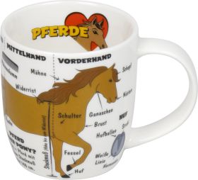 KÖNITZ  Kinderbecher Pferde 230ml - 6 VPE
