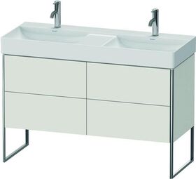 Duravit Waschtischunterbau XSQUARE 731x1184x460mm 4 Au No weiß seidenmatt