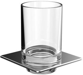 Emco Glashalter ART Kristallglas, klar chrom EMCO