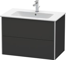 Duravit Waschtischunterbau XSQUARE 560x810x478mm graphit supermatt