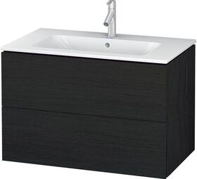 Duravit Waschtischunterbau L-CUBE 820x481x550mm eiche schwarz