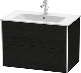 Duravit Waschtischunterbau XSQUARE 560x810x478mm eiche schwarz