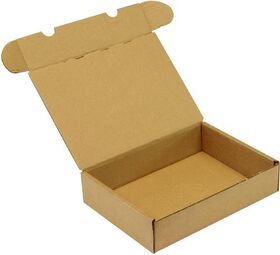 Klappschachtel 1-wellig Maße 235x175x55mm C5 Qualität 1.4B braun TRANSPAK - VPE: 50