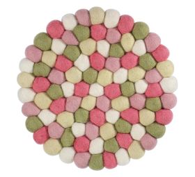 cilio tisch-accessoires  Untersetzer Lana Pastello rund