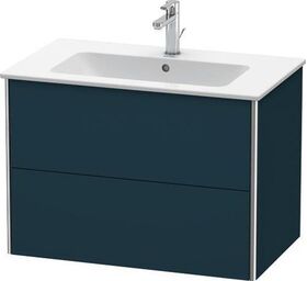 Duravit Waschtischunterbau XSQUARE 560x810x478mm nachtblau seidenmatt