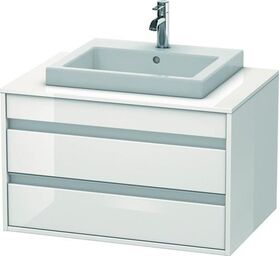Duravit Waschtischunterbau KETHO 550x800x496mm weiß hochglanz