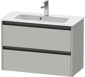 Duravit Waschtischunterbau Ketho.2 810x440x390mm betongrau matt