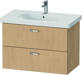 Duravit Waschtischunterbau XBASE 2 Schubkästen 560x800x458mm eiche natur