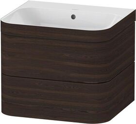 Duravit WTU HAPPY D.2 PLUS 575x490mm m UB o HL nussbaum gebürstet