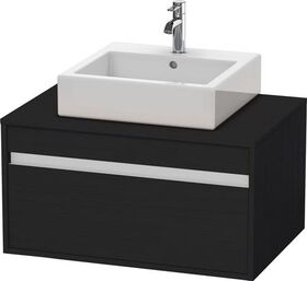 Duravit Waschtischunterbau KETHO 550x800x426mm eiche schwarz