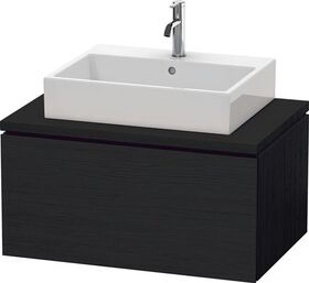 Duravit Konsolenunterschrank L-CUBE 400x820x547mm eiche schwarz