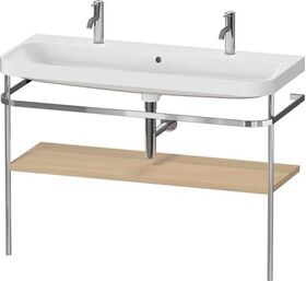 Duravit Waschtischset HAPPY D.2 PLUS 1175x490mm e Hahnloch mediterrane eiche