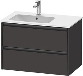 Duravit Waschtischunterbau Ketho.2 810x549x480mm graphit supermatt