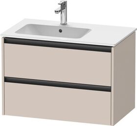 Duravit Waschtischunterbau Ketho.2 810x549x480mm taupe matt