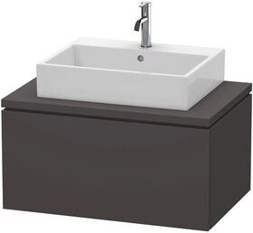 Duravit Konsolenunterschrank L-CUBE 400x820x547mm graphit supermatt
