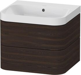 Duravit WTU HAPPY D.2 PLUS 575x490mm m UB o HL nussbaum gebürstet