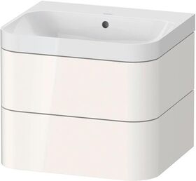 Duravit WTU HAPPY D.2 PLUS 575x490mm m UB o Hahnloch weiß hochglanz