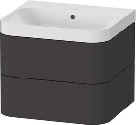Duravit WTU HAPPY D.2 PLUS 575x490mm m UB o HL graphit supermatt