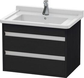 Duravit Waschtischunterbau KETHO 465x650x480mm eiche schwarz