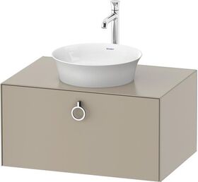 Duravit Waschtischunterbau WHITE TULIP 408x800x550mm taupe seidenmatt
