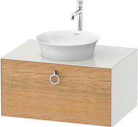 Duravit Waschtischunterbau WHITE TULIP 408x800x550mm Ei na mass / we seidenmatt
