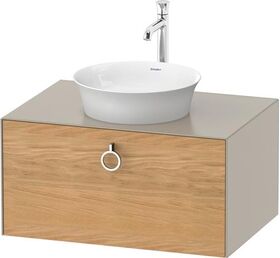 Duravit Waschtischunterbau WHITE TULIP 408x800x550mm Ei na mass / ta seidenmatt