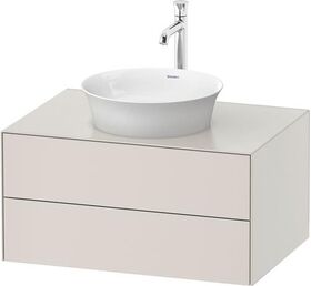 Duravit Waschtischunterbau WHITE TULIP 408x800x550mm nordic weiß seidenmatt