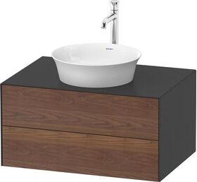 Duravit Waschtischunterbau WHITE TULIP 408x800x550mm amerik NB / gra seidenmatt