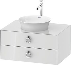 Duravit Waschtischunterbau WHITE TULIP 410x800x550mm weiß hochglanz