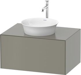Duravit Waschtischunterbau WHITE TULIP 800x408mm 1 Ausz. Steingr sdm o ES