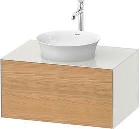 Duravit Waschtischunterbau WHITE TULIP 800x408mm 1 Az Ei na mass / we sdm o ES