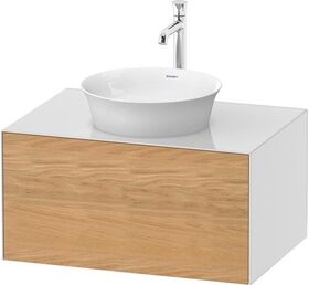 Duravit Waschtischunterbau WHITE TULIP 800x408mm 1 Az Ei na mass / we hgl o ES