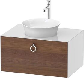 Duravit Waschtischunterbau WHITE TULIP 800x408mm 1 Az amerik NB / we hgl o ES