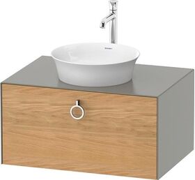 Duravit Waschtischunterbau WHITE TULIP 800x408mm 1 Az Ei na mass / Steing sdm o