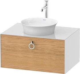 Duravit Waschtischunterbau WHITE TULIP 800x408mm 1 Az Ei na mass / we hgl o ES