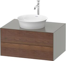 Duravit Waschtischunterbau WHITE TULIP 800x550mm 2 Sk ami NB / Steingr sdm o ES