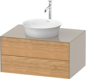 Duravit Waschtischunterbau WHITE TULIP 800x550mm 2 Sk Ei na mass / ta sdm o ES