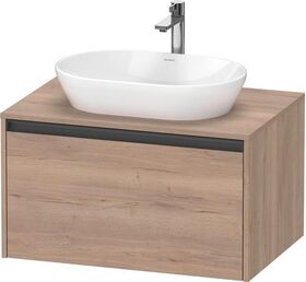 Duravit Waschtischunterbau Ketho.2 800x459x550mm nussbaum dunkel
