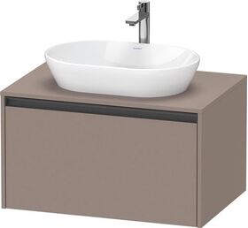 Duravit Waschtischunterbau Ketho.2 800x459x550mm basalt matt