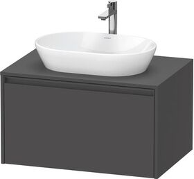 Duravit Waschtischunterbau Ketho.2 800x459x550mm graphit matt