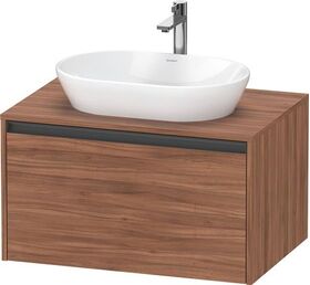 Duravit Waschtischunterbau Ketho.2 800x459x550mm nussbaum natur
