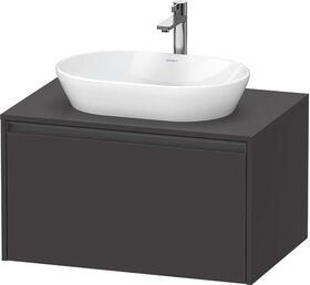 Duravit Waschtischunterbau Ketho.2 800x459x550mm graphit supermatt