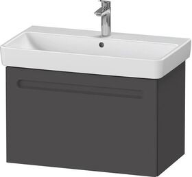 Duravit Waschtischunterbau Duravit No 1 1 Auszug, 740x426mm graphit matt