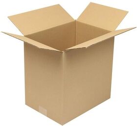 Faltkarton 1-wellig Höhenrillung Maße 330x235x330mm C4 Qualität 1.20 B braun - VPE: 25