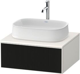 Duravit Waschtischunterbau Zencha 650x281x550mm sw ls / we s-matt o ES
